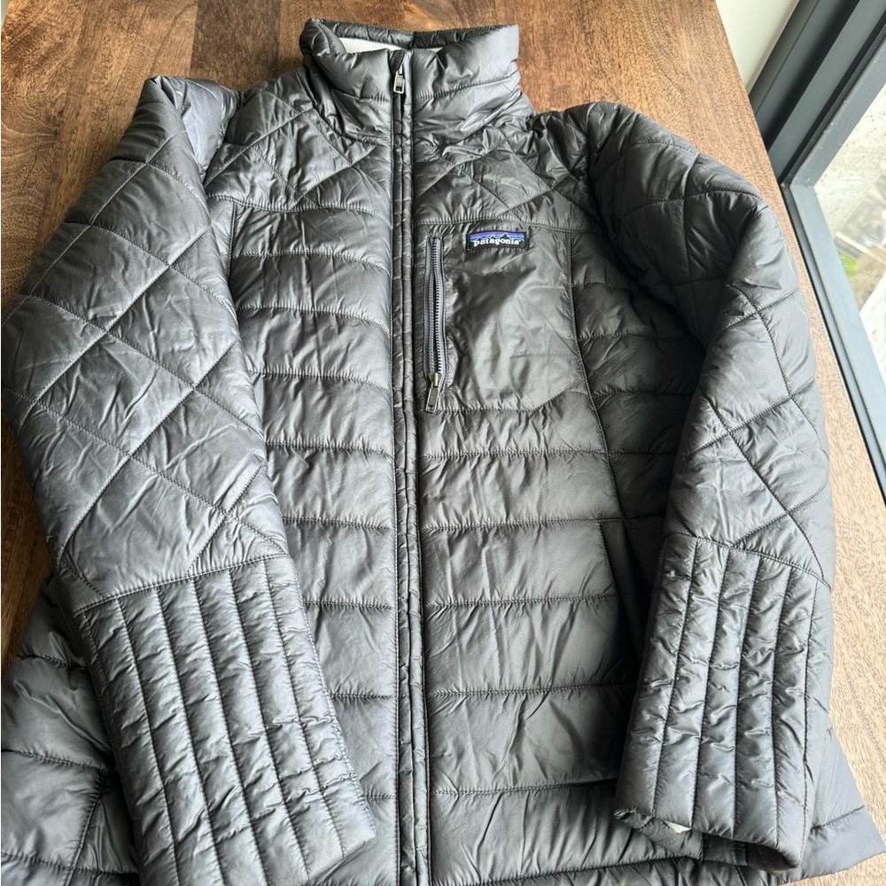 Patagonia packable travel jacket.